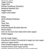 All vegan options available   at The Annex Crafthouse in Houston