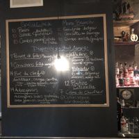 Food menu at La Cale - Pub Zéro Déchet in Montreal
