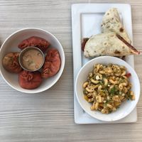 Dumplings + wrap at La Cale - Pub Zéro Déchet in Montreal