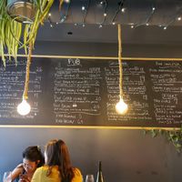 Food menu at La Cale - Pub Zéro Déchet in Montreal