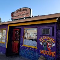 Outside at El Chipotle in Soquel
