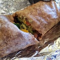 100% veggie burrito at El Chipotle in Soquel