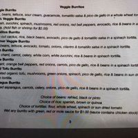 Menu at El Chipotle in Soquel