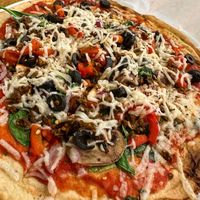 Vegan veg + mozzarella cheeze  at Mod Pizza in Rockwall