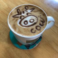 Cow-free coffee at PP99 品品 in Wujie