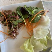 Beyond Meat Larb  at Salaya Plant-Based Kitchen in Los Angeles