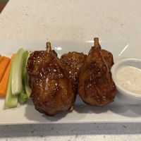 Chicken wings   at Salaya Plant-Based Kitchen in Los Angeles