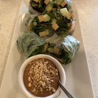 Fresh rolls  at Salaya in Los Angeles