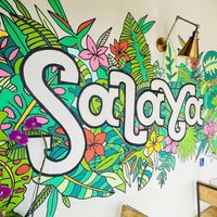 Signage  at Salaya in Los Angeles