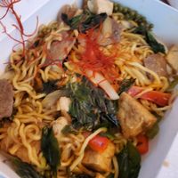 Turmeric dry Ramen at Salaya in Los Angeles