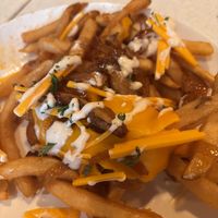 Not animal fries   at Salaya in Los Angeles
