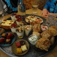 Vegetarische high tea als babyshower at YB by Yoghurt Barn in Eindhoven