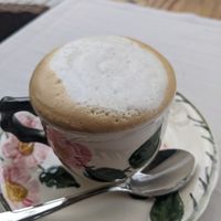 Cappuccino on almond milk at Antique Restaurant - Maybe closed in Antalya
