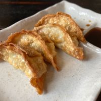 Crispy yasai gyoza at Yuzu Ramen in Muenster