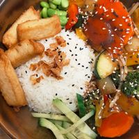 Tofu Hong Kong at Loving Hut in Louvain-la-neuve