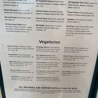 Menu at Panjabi Tadka in Springfield