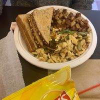 Tofu scramble at Yumzio Bistro in Greensburg