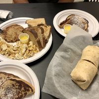 Tofu wrap, French toast and Brekkie at Yumzio Bistro in Greensburg