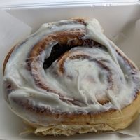 Mega Cinnaroll at Yumzio Bistro in Greensburg