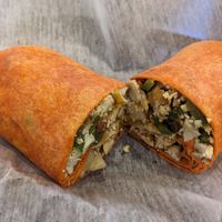 Tasty Tofu Breakfast Wrap at Yumzio Bistro in Greensburg