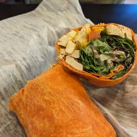 Cheeken wrap at Yumzio Bistro in Greensburg