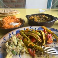 the Smoked Aubergine (Eggplant) had a very pleasant new flavour 🍆🔥 at Wannas Art Cafe in Luxor