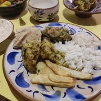 All vegan! at Wannas Art Cafe in Luxor