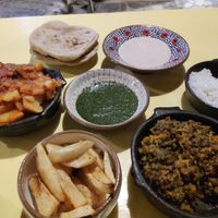 Dhal and na di na at Wannas Art Cafe in Luxor