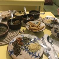 Tagine  dishes at Wannas Art Cafe in Luxor