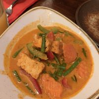  Panang curry (comes with rice too)   at Little Elephant in Eastbourne