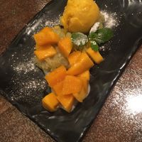 Mango & sticky rice   at Little Elephant in Eastbourne