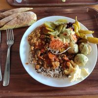 Delicious vegan food! at Kasvis Keidas in Turku