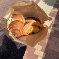 ham and cheese and chocolatine   at W.H.I.P Patisserie in Inglewood