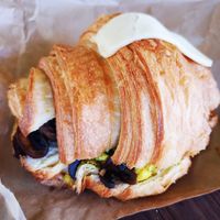 Scrambled Tofu, Mushroom & Cheeze (found at Perth Vegan Expo) at W.H.I.P Patisserie in Inglewood