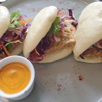 Tempeh bao - ask to be vegan at Suka Espresso in Ubud