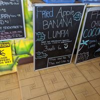Vegan fried apple banana lumpia as a special at The Thai and Smoothie Place in Waimea