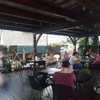 Outside seating at Kavarnica CukrDoza - Maybe closed in Maribor