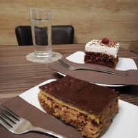 Jaffa and Schwarzwald cake at Kavarnica CukrDoza - Maybe closed in Maribor