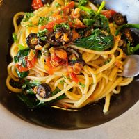 Olive oil, veggie pasta at Pasta Studio Jeju in Seogwipo