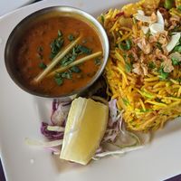 Biryani rice with vegetables at Bombay Babu La Tejita in Tenerife