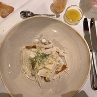 Fennel salad with dried pear   at Paradiso Pure Living Vegan Hotel in Kastelruth