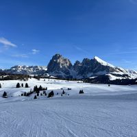 view from slopes   at Paradiso Pure Living Vegan Hotel in Kastelruth