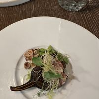 Eggplant w hazelnuts  at Paradiso Pure Living Vegan Hotel in Kastelruth