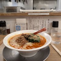 vegan dan dan, really tasty at Menya Shichisai in Tokyo