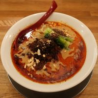 Vegan ramen with medium amount of noodles at Menya Shichisai in Tokyo