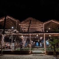 View from the beach at Chia Lounge in Morjim