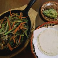 Fajitas veganas  at Colores Y Sabores in Cozumel