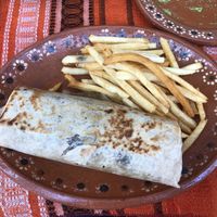 Vegan burrito  at Colores Y Sabores in Cozumel
