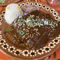 Mole enchiladas veggie   at Colores Y Sabores in Cozumel
