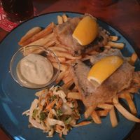 Beer battered tofu wrapped in seaweed! All vegan at The Kings Arms in Nuremberg